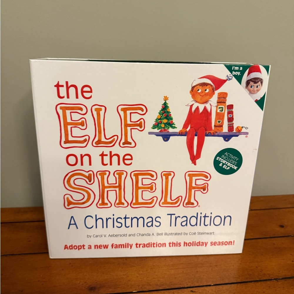 The Elf on the Shelf: A Christmas Tradition Book- Book and Case ONLY